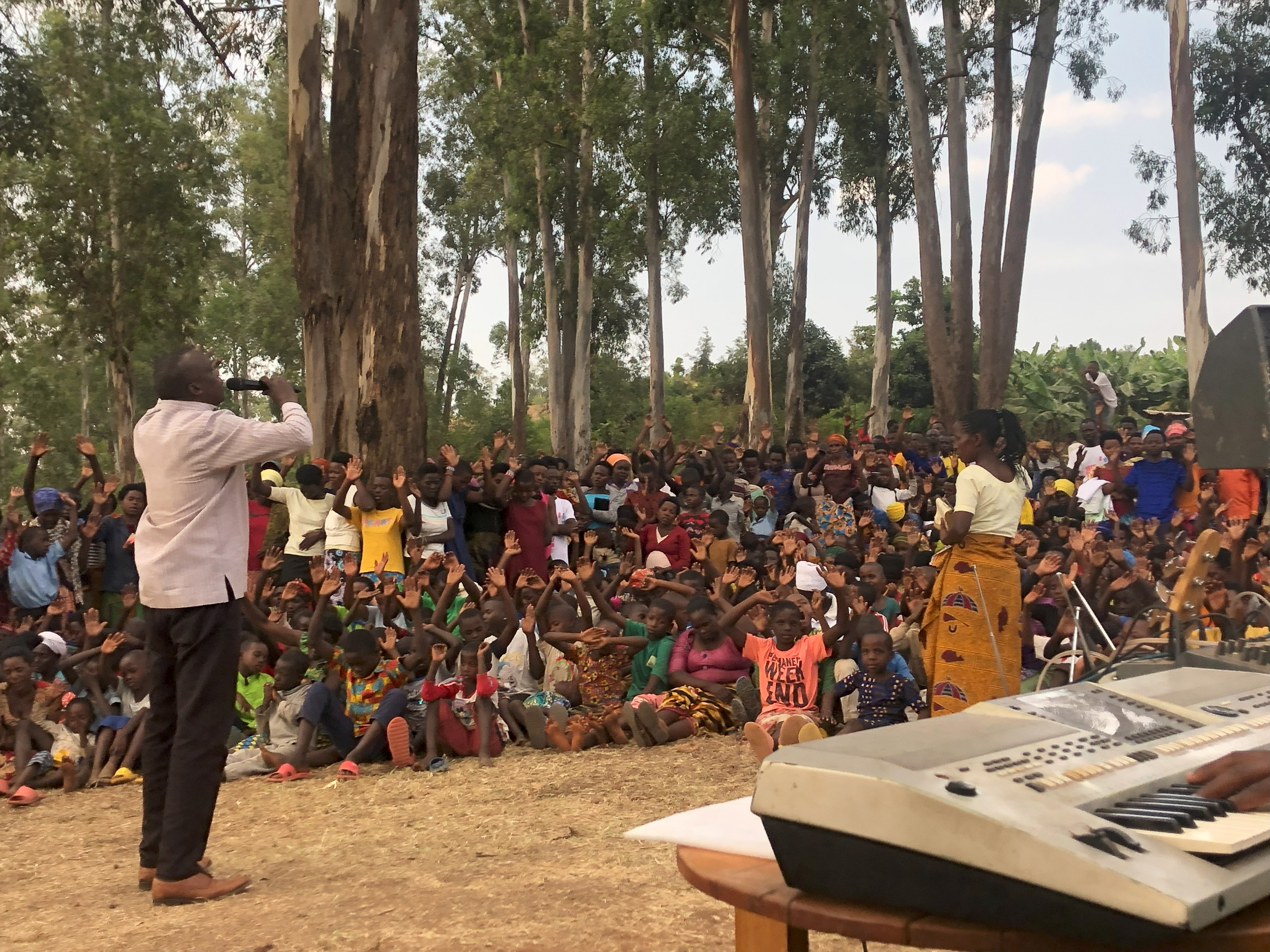 CASR conducted an open-air crusade in partnership with local Christian denominations
